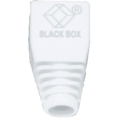 Black Box Snagless Cable Boot - White, 50-Pack