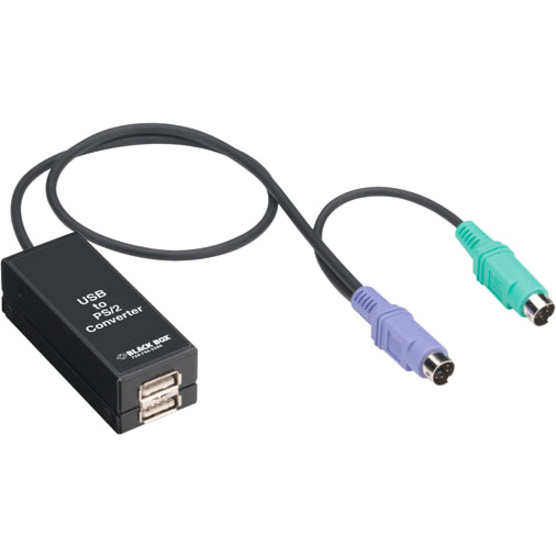 Black Box KVUSB USB to PS/2 Flashable Cable Adapter