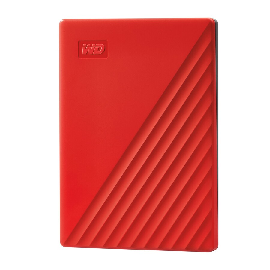 WD My Passport WDBYVG0020BRD-WESN 2 TB Portable Hard Drive - External - Red