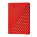 WD My Passport WDBYVG0020BRD-WESN 2 TB Portable Hard Drive - External - Red