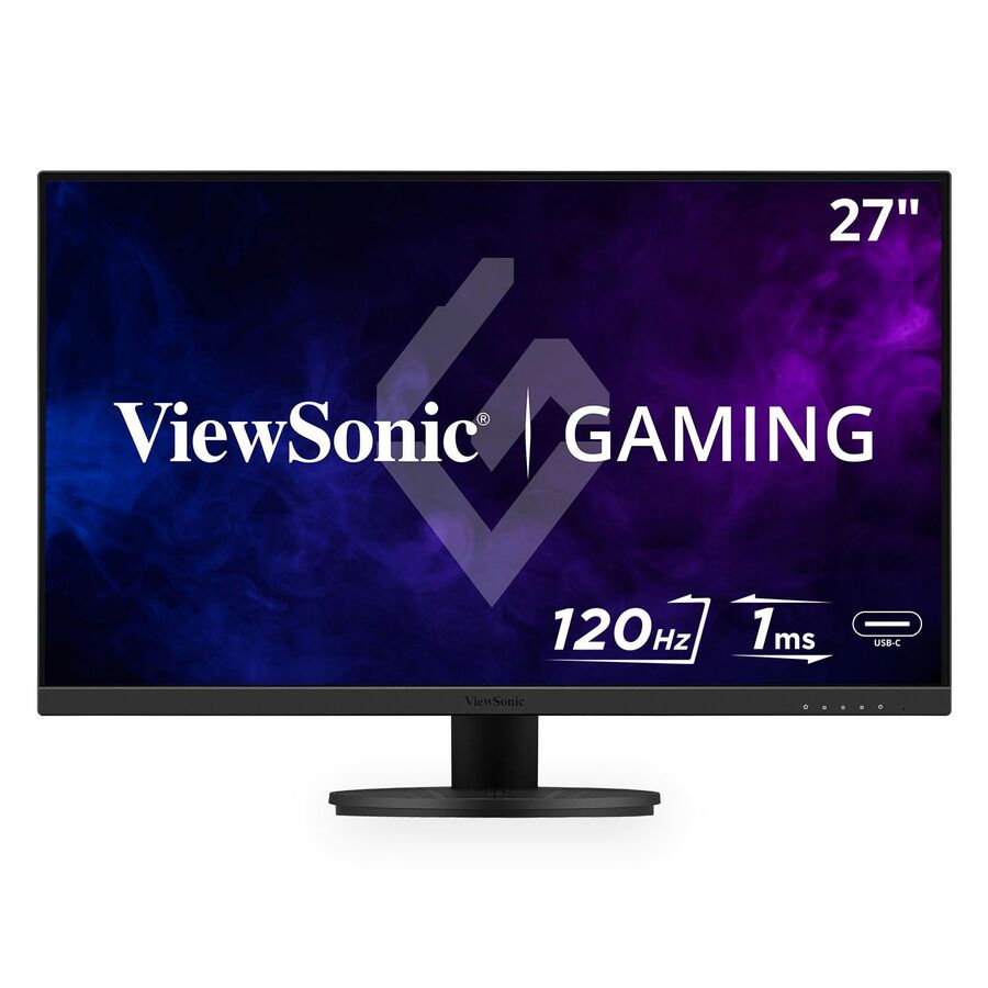 ViewSonic VX2716A 27 Inch 1080p Gaming Monitor, IPS Display with 120Hz and 1ms for Smooth Gameplay, DisplayPort for Daisy Chain, USB-C, and HDMI Inputs