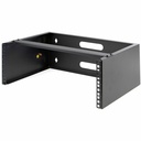 StarTech 4U Wall Mount Rack, 14in Deep, 19 inch Wall Mount Network Rack, Wall Mounting Patch Panel Bracket for Switch/IT Equipment