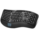Adesso 2.4GHz Wireless Ergonomic Touchpad Keyboard