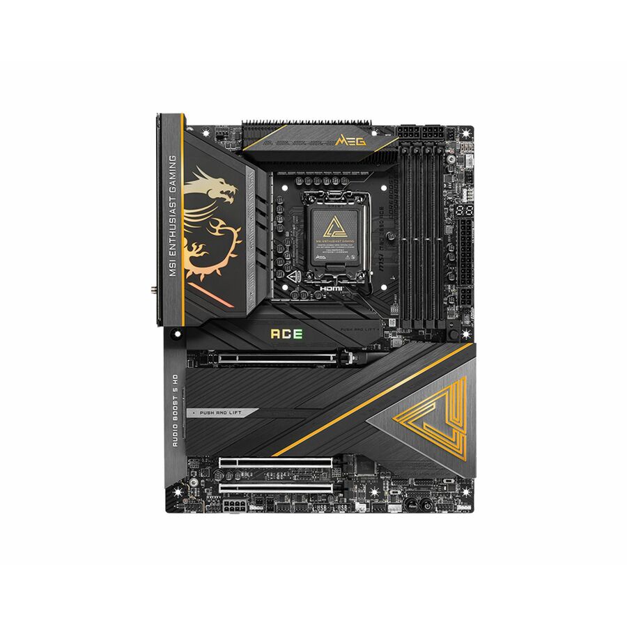 MSI MEG Z890 ACE ATX Motherboard LGA 1851 for Intel Core Ultra series 2 CPU with DDR5 RAM supports