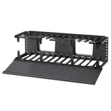 Panduit NetManager High Capacity Horizontal Cable Manager - Rack Cable Management Panel - 3U Rack Height x 19" Panel Width - 1 Pack