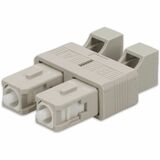 AddOn SC Male to LC Female MMF OM1 Duplex Fiber Optic Adapter