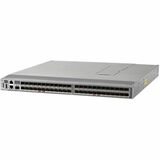 Cisco MDS 9148V 64-Gbps 48-Port Fibre Channel Switch - 48 Ports - 64 Gbit/s - 48 Fiber Channel Ports - Gigabit Ethernet - 48 x Total Expansion Slots - SFP+ - 48 x SFP+ Slots - Manageable - Rack-mountable - 1U - 1 Year