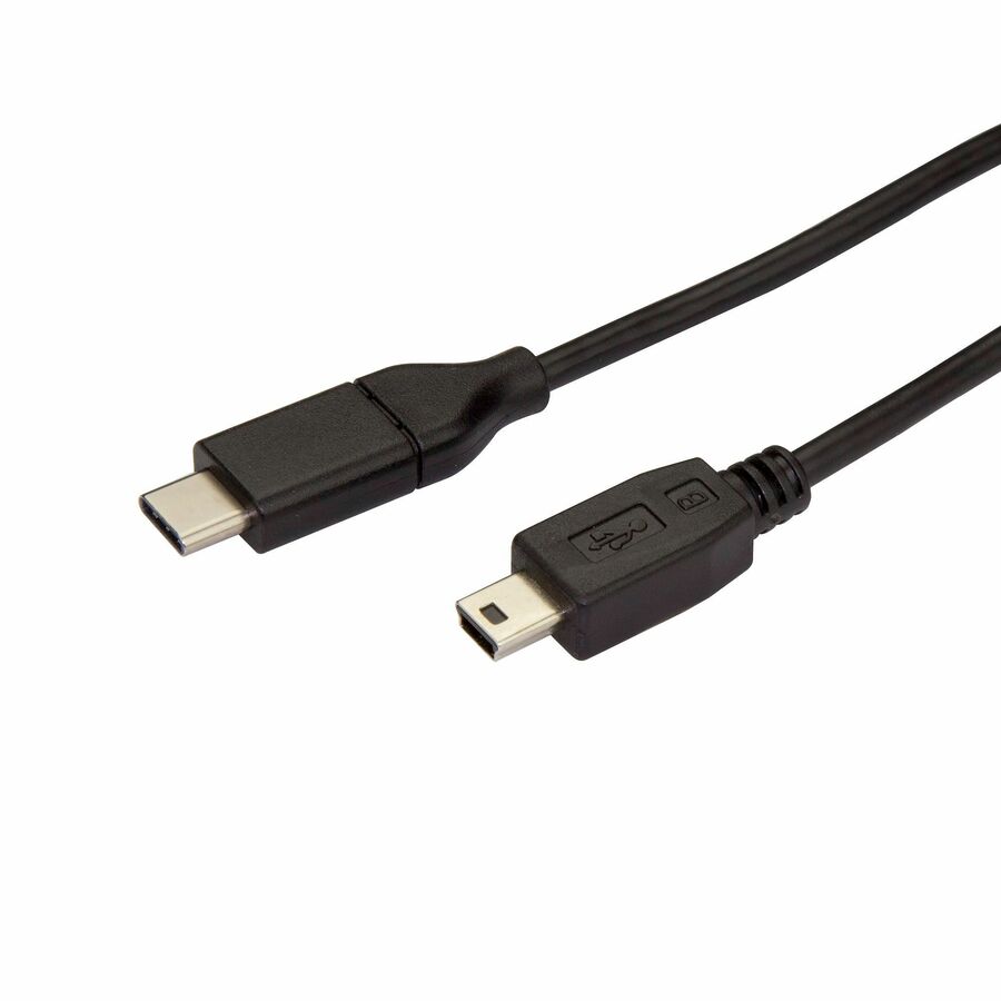 StarTech 6.6ft (2m) USB-C to Mini-USB Cable, Data Cord, USB 2.0, USB-C Data Transfer Cable
