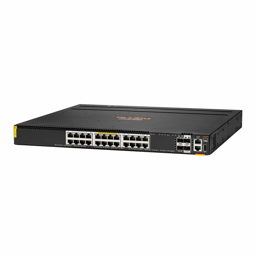 Aruba 6300L 24p Smart Rate 1G/2.5G/5G/10G CL6 2p SFP56 50G 2p SFP28 25G L2 Switch