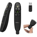 StarTech Wireless Presentation Remote with Green Laser Pointer, 90ft, USB Presentation Clicker for Mac/Windows, Batteries Incl., TAA