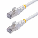 StarTech 50ft White CAT8 Ethernet Cable, Snagless RJ45, 25G/40G 2000MHz, 100W PoE, S/FTP, 26AWG Pure Bare Copper, LSZH Network Patch Cord