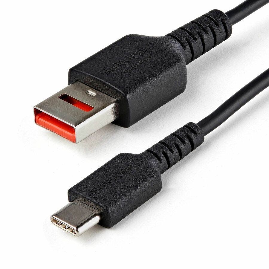 StarTech 3ft (1m) Secure Charging Cable, USB-A to USB-C Data Blocker Charge-Only Cable, Secure Charger Adapter Cable for Phone/Tablet