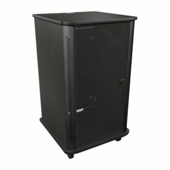 Middle Atlantic 24RU Reference Furniture Rack - 28in Depth - 27in Width - 350 lbs Weight Capacity - Grained Ebony