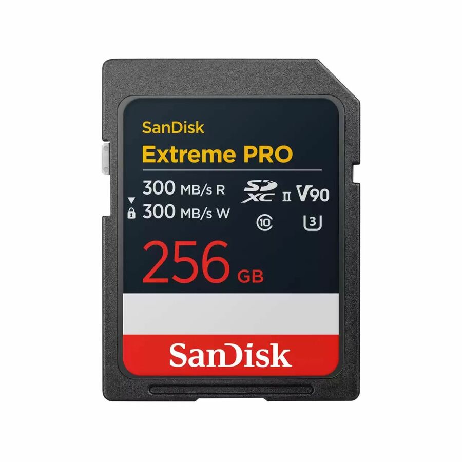 SanDisk Extreme PRO SDSDXDM-256G-GN4IN 256 GB Class 10/UHS-II (U3) V90 SDXC - 1