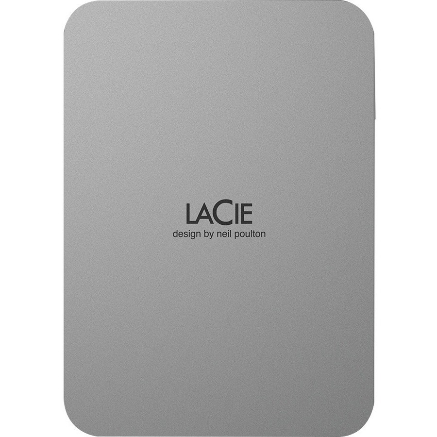 LaCie Mobile Drive Secure STLR4000400 4 TB Portable Hard Drive - 3.5" External - Space Gray
