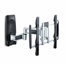 StarTech Articulating TV Wall Mount, VESA Wall Mount TV Bracket for 65 inch/99lb/Curved TVs, Corner Adjustable and Low Profile, TAA