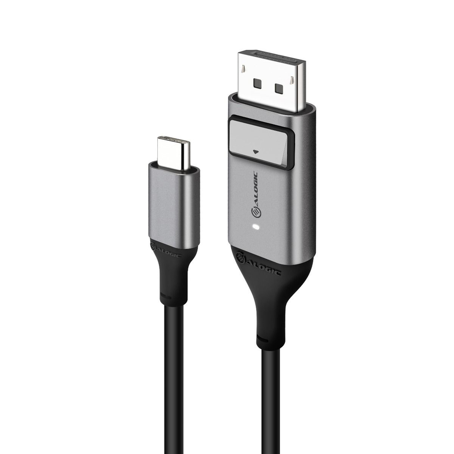 Alogic USB-C (Male) to DisplayPort (Male) Cable - Ultra Series - 4K 60Hz -Space Grey - 2m