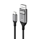 Alogic USB-C (Male) to DisplayPort (Male) Cable - Ultra Series - 4K 60Hz -Space Grey - 2m