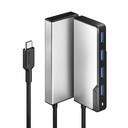 Alogic USB-C Fusion SWIFT 4-in-1 Hub - Space Grey