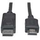 Eaton Tripp Lite Series DisplayPort to HDMI Adapter Cable (M/M), 25 ft. (7.6 m), TAA