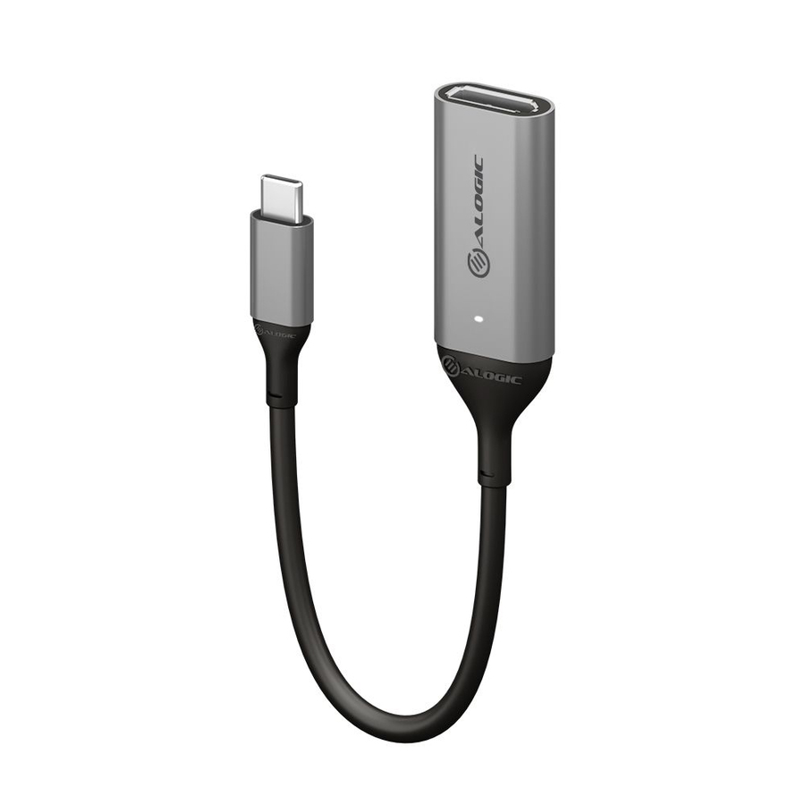 Alogic Ultra 15cm USB-C (Male) to DisplayPort (Female) Adapter - 4K 60Hz
