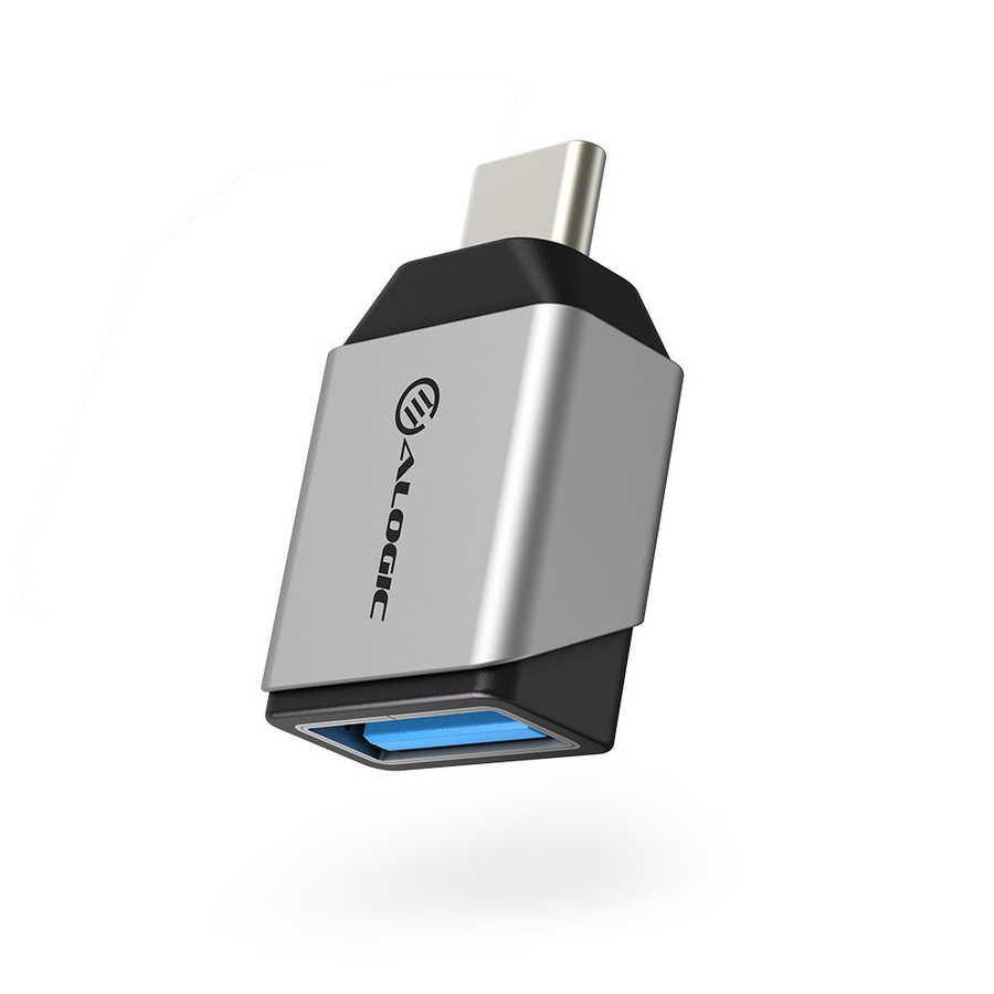 Alogic Ultra Mini USB-C to USB-A Adapter -Space Grey