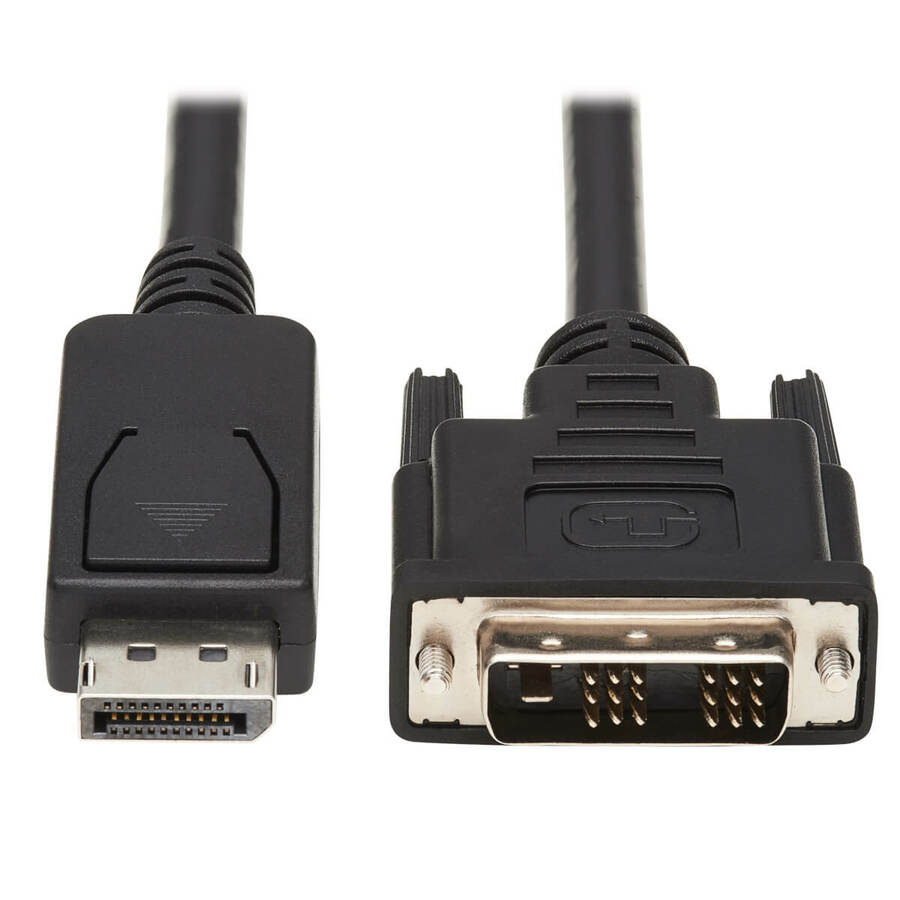 Tripp Lite by Eaton DisplayPort to DVI Adapter Cable (DP with Latches to DVI-D Single Link M/M) 6 ft. (1.8 m)