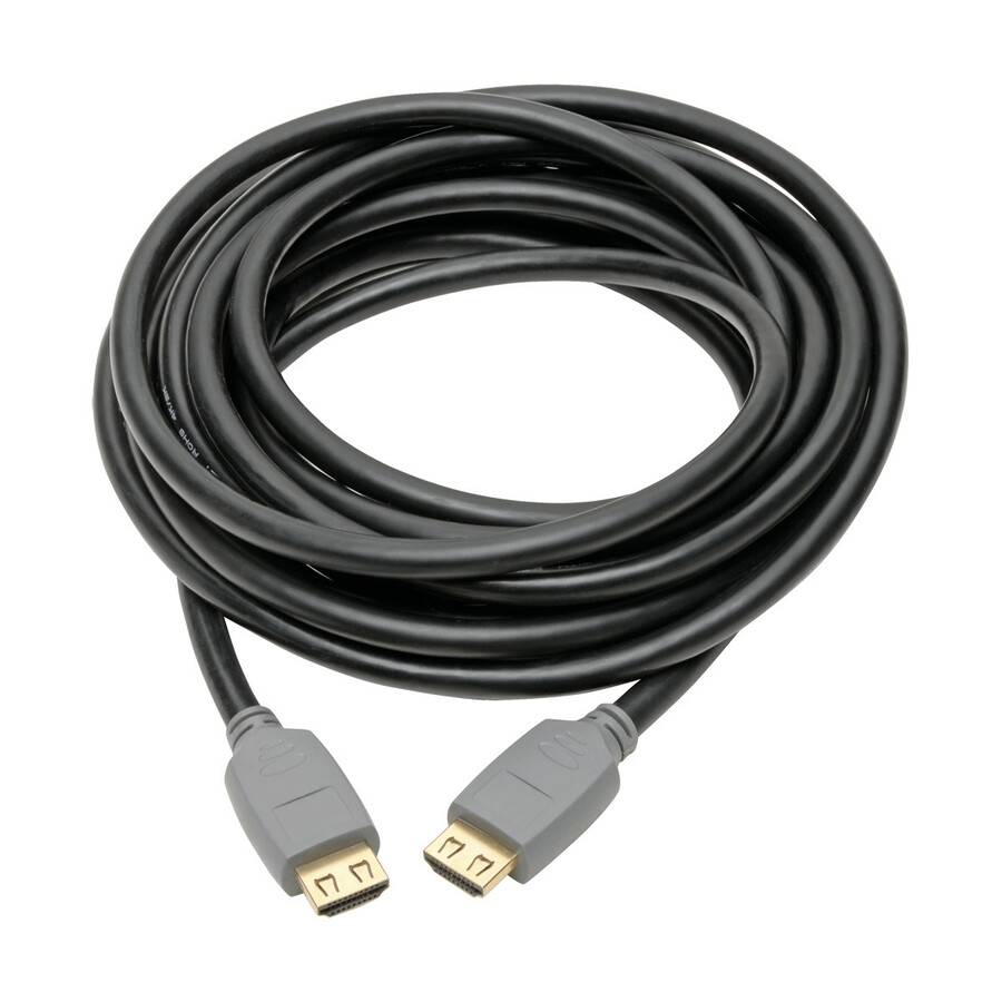 Eaton Tripp Lite Series 4K HDMI Cable (M/M) - 4K 60 Hz, HDR, 4:4:4, Gripping Connectors, Black, 15 ft.