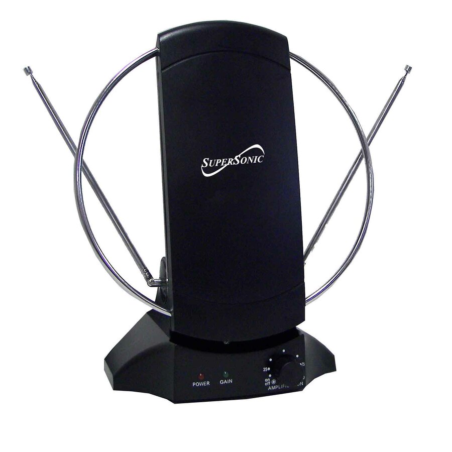 Supersonic SC-605 HDTV and Digital Amplified TV Indoor Antenna