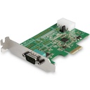 StarTech 1-port PCI Express RS232 Serial Adapter Card, PCIe Serial DB9 Controller Card 16950 UART, Low Profile, Windows/Linux, TAA