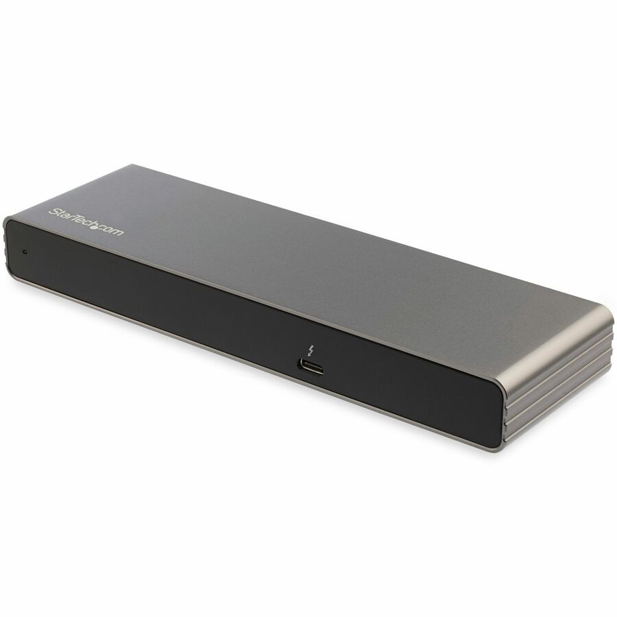 StarTech Thunderbolt 3 Dock, Dual 4K 60Hz Monitor TB3 Docking Station with DisplayPort, HDMI & 1080p VGA, 85W Power Delivery, TAA