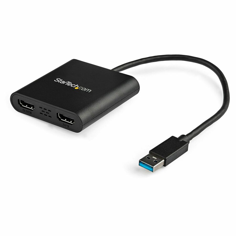 StarTech USB 3.0 to Dual HDMI Adapter, USB to 2x HDMI Monitor Converter for Windows (no support for macOS/ChromeOS/Linux) - TAA