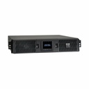 Tripp Lite by Eaton UPS SmartOnline 208/230V 1000VA 900W Double-Conversion UPS - 6 Outlets Extended Run Card Slot LCD USB DB9 2U