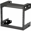 StarTech 2-Post 8U Heavy-Duty Wall-Mount Network Rack, 19" Open Frame Server Rack, 12" Deep, Wall Mount Data Rack for IT Equipment