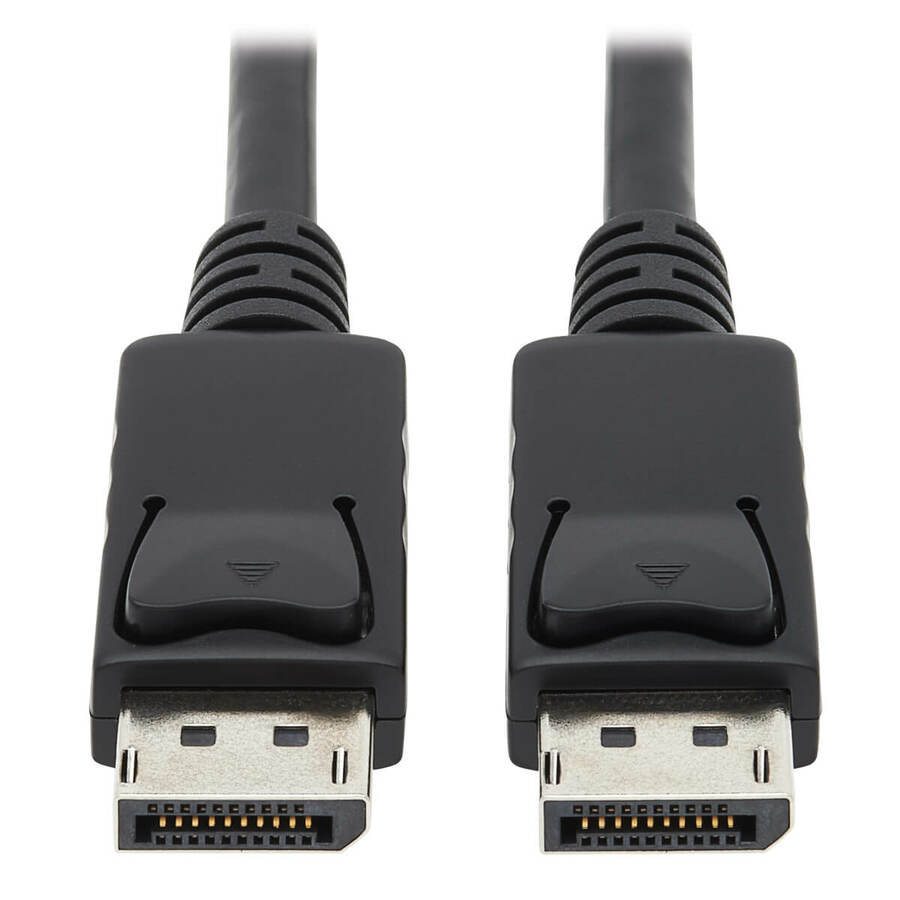 Tripp Lite by Eaton DisplayPort Cable with Latching Connectors 4K 60 Hz (M/M) Black 10 ft. (3.05 m)