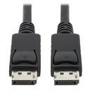 Tripp Lite by Eaton DisplayPort Cable with Latching Connectors 4K 60 Hz (M/M) Black 10 ft. (3.05 m)