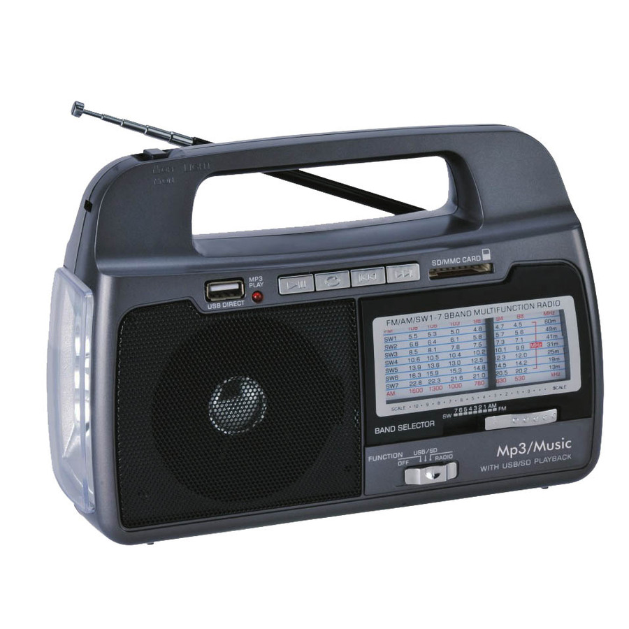 Supersonic 9 Band AM/FM/SW1-7 Portable Radio