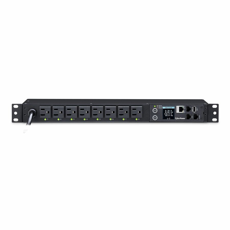CyberPower PDU81001 100 - 120 VAC 15A Switched Metered-by-Outlet PDU