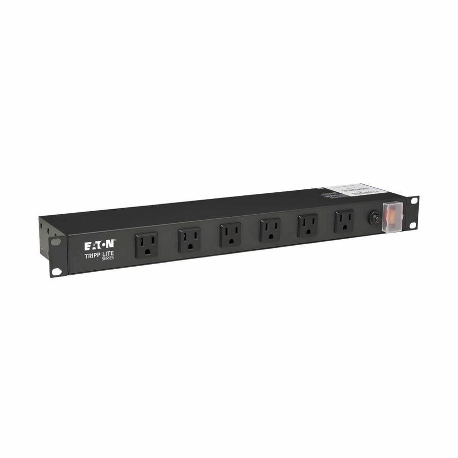 Tripp Lite by Eaton Power Strip Rackmount Metal 120V 5-15R Right Angle 12 Outlet 1U