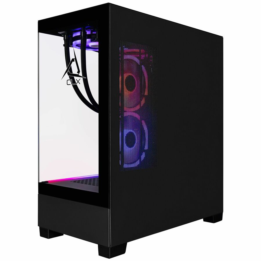 CLX SET Gaming Desktop Computer - AMD Ryzen 7 9800X3D - 32 GB - 2 TB SSD - Mid-tower - Black