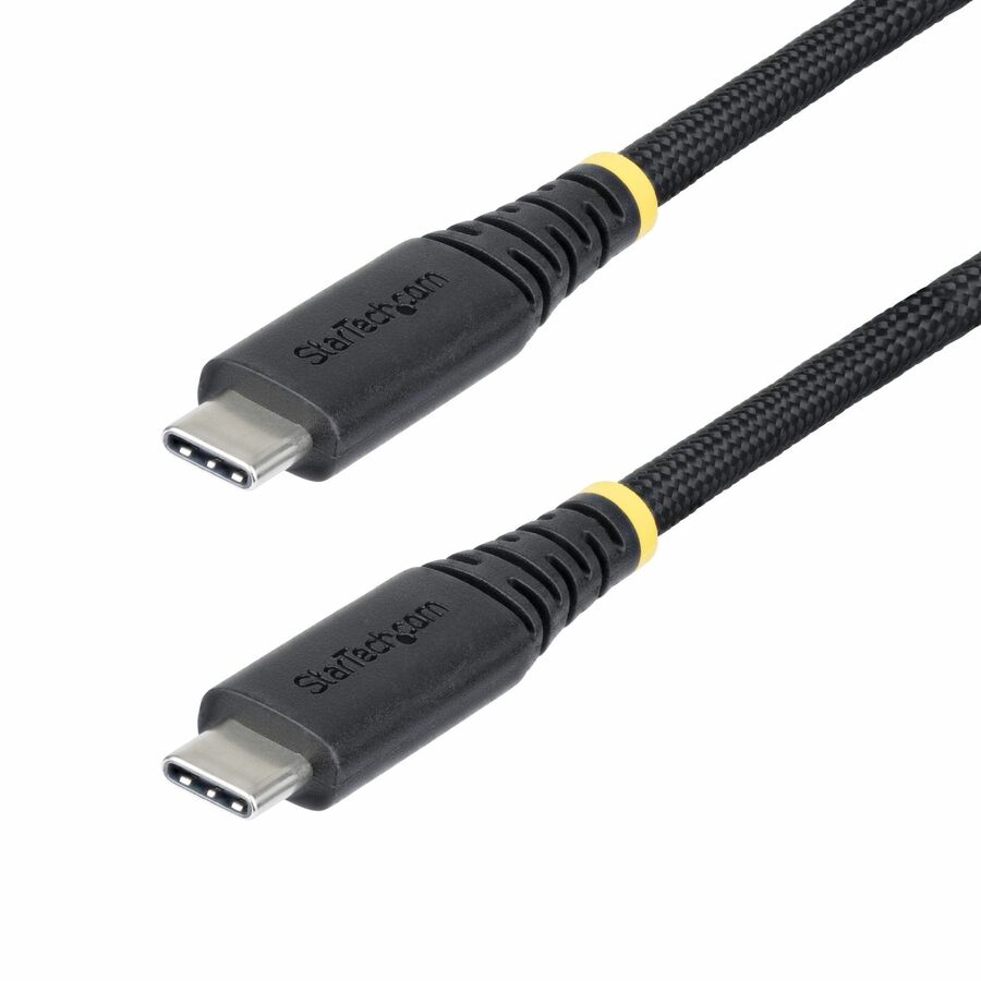 StarTech 10ft (3m) USB-C Charging Cable, Durable and Ultra-Flexible, 240W (5A) PD EPR, Rugged USB 2.0 Laptop charger Cord, USB-IF