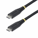 StarTech 10ft (3m) USB-C Charging Cable, Durable and Ultra-Flexible, 240W (5A) PD EPR, Rugged USB 2.0 Laptop charger Cord, USB-IF