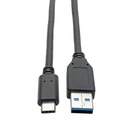 Tripp Lite by Eaton USB-C to USB-A Cable (M/M) USB 3.2 Gen 1 (5 Gbps) Thunderbolt 3 Compatible 6 ft. (1.83 m)