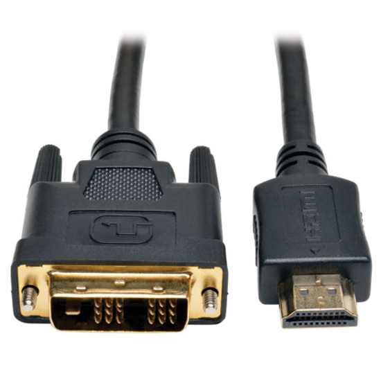 Eaton Tripp Lite Series HDMI to DVI Cable, Digital Monitor Adapter and Video Converter (HDMI to DVI-D M/M), 3 ft. (0.91 m)