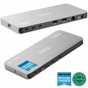 Plugable Thunderbolt 4 Dock for Quad Monitors 100W, Thunderbolt Docking Station