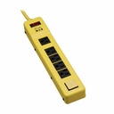 Eaton Tripp Lite Series Power It! 6-Outlet Safety Power Strip, 6 ft. (1.83 m) Cord & Clip, Safety Covers