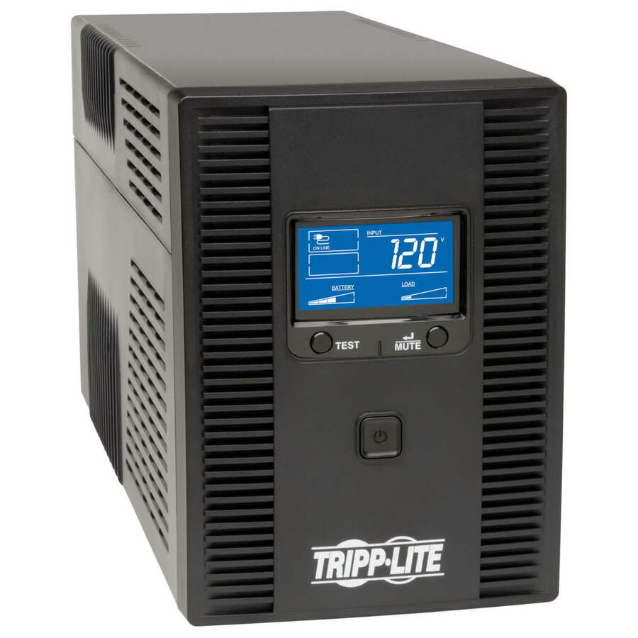 Tripp Lite by Eaton UPS OmniSmart 1500VA 810W 120V Line-Interactive UPS - 10 Outlets AVR USB LCD Tower