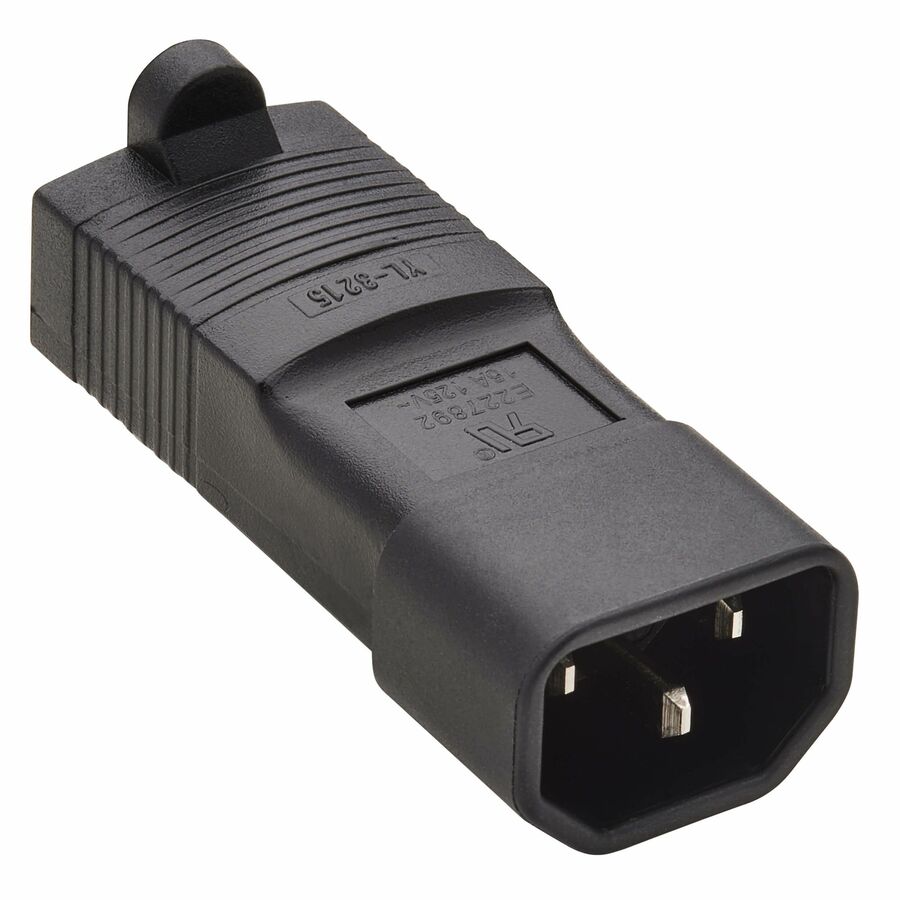 Eaton Tripp Lite Series NEMA 5-15R to C14 Power Cord Adapter - 15A, 125V, Black