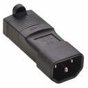 Eaton Tripp Lite Series NEMA 5-15R to C14 Power Cord Adapter - 15A, 125V, Black
