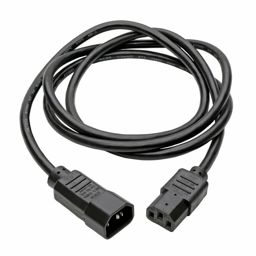 Eaton Tripp Lite Series PDU Power Cord, C13 to C14 - 10A, 250V, 18 AWG, 6 ft. (1.83 m), Black